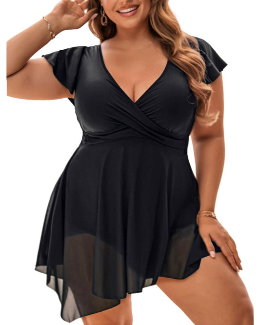 Aqua Eve Swimsuits Women Tummy Control