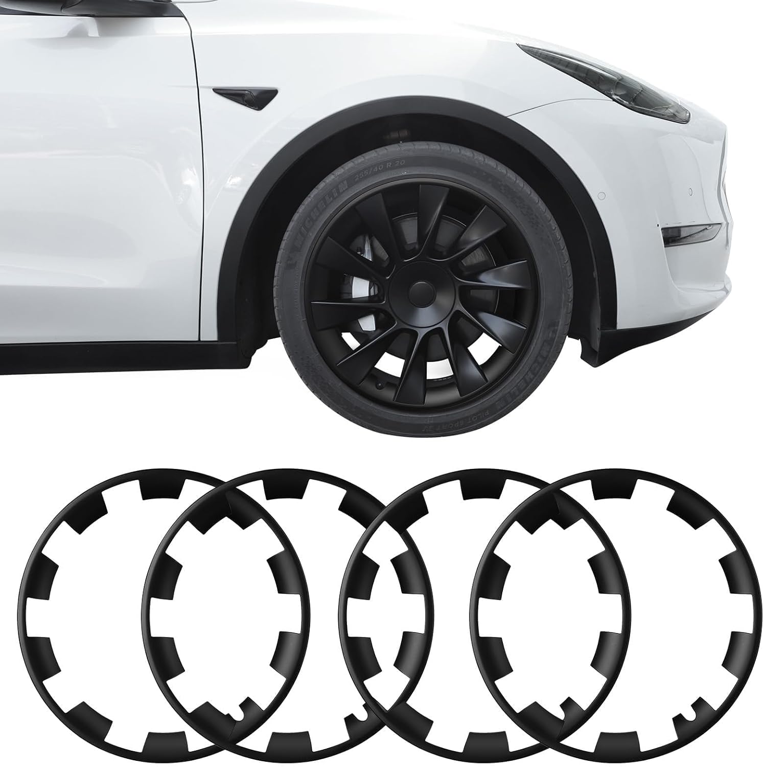 BASENOR Tesla Model Y 20 Inch Wheel Rim Protector